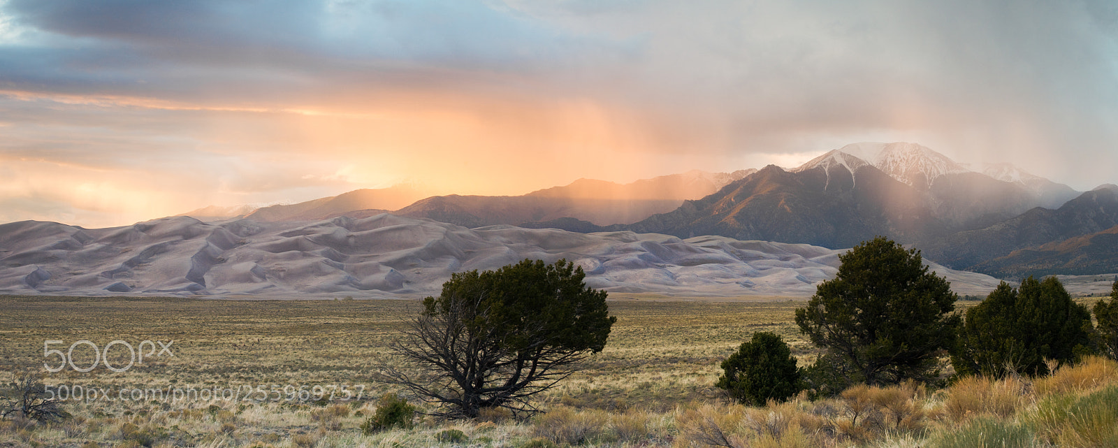 Canon EOS 5D sample photo. Sunset rains photography