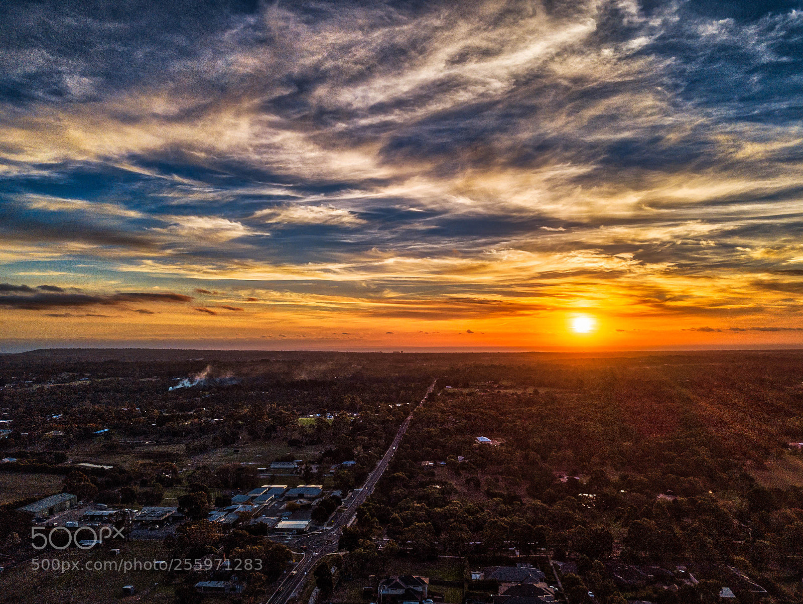 DJI FC220 sample photo. Sunset 28-04-18 photography