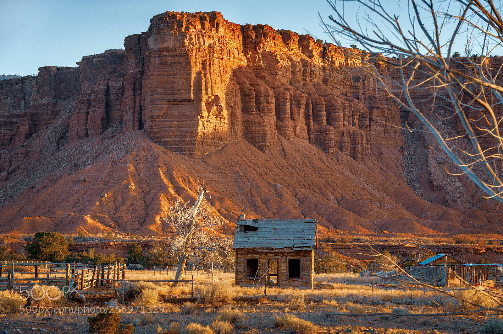 Nikon D700 sample photo. Sunrise at capitol reef photography