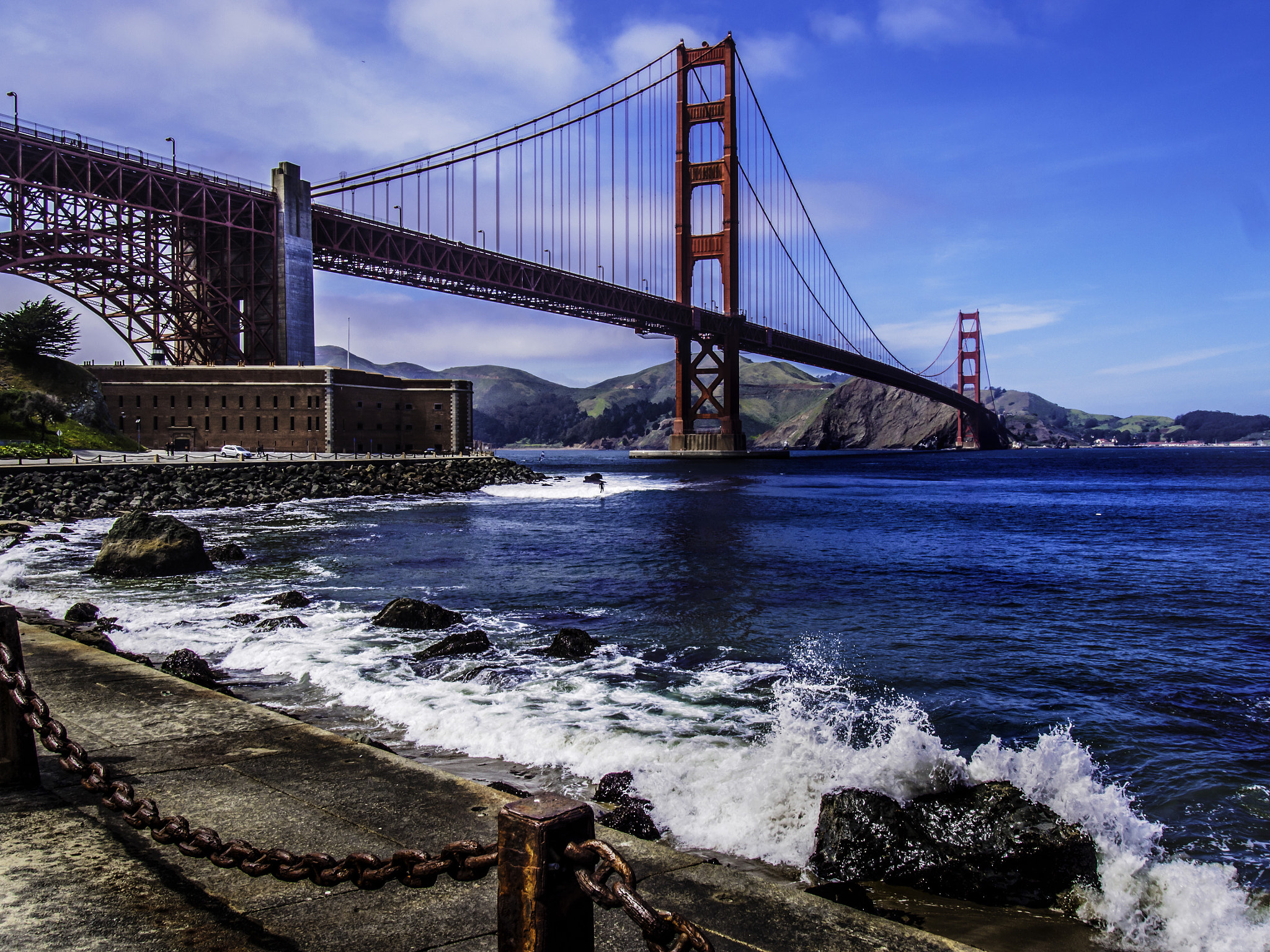 Olympus PEN E-PL6 sample photo. Golden gate bridge view photography