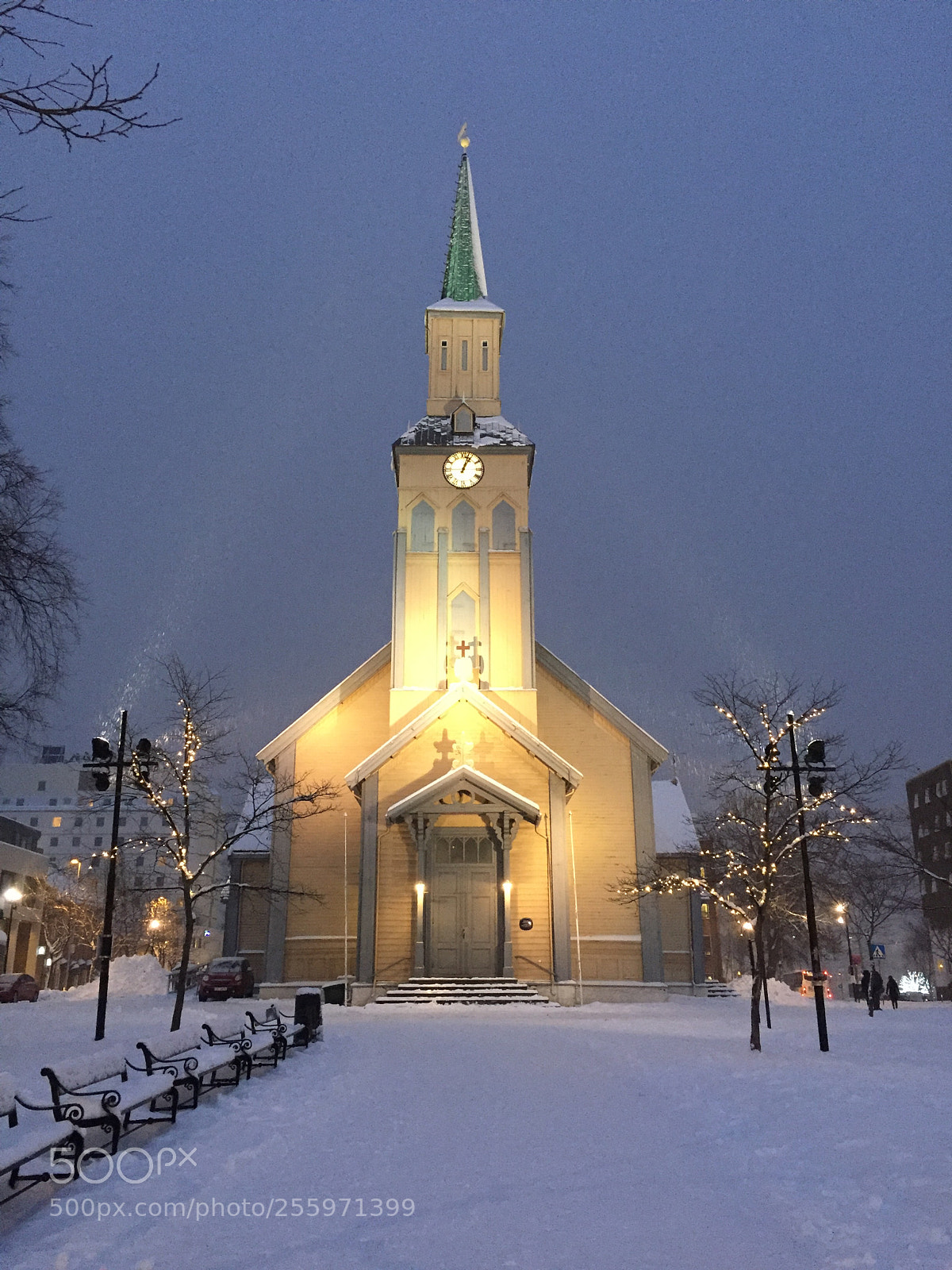 Apple iPhone 6 Plus sample photo. A church in tromso photography