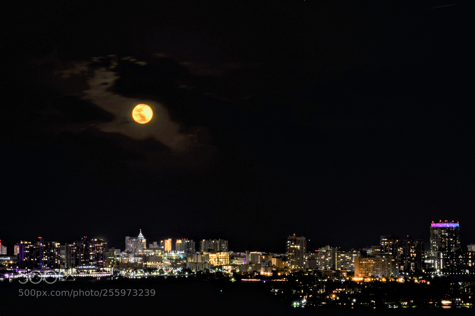 Nikon D3400 sample photo. Full moon photography