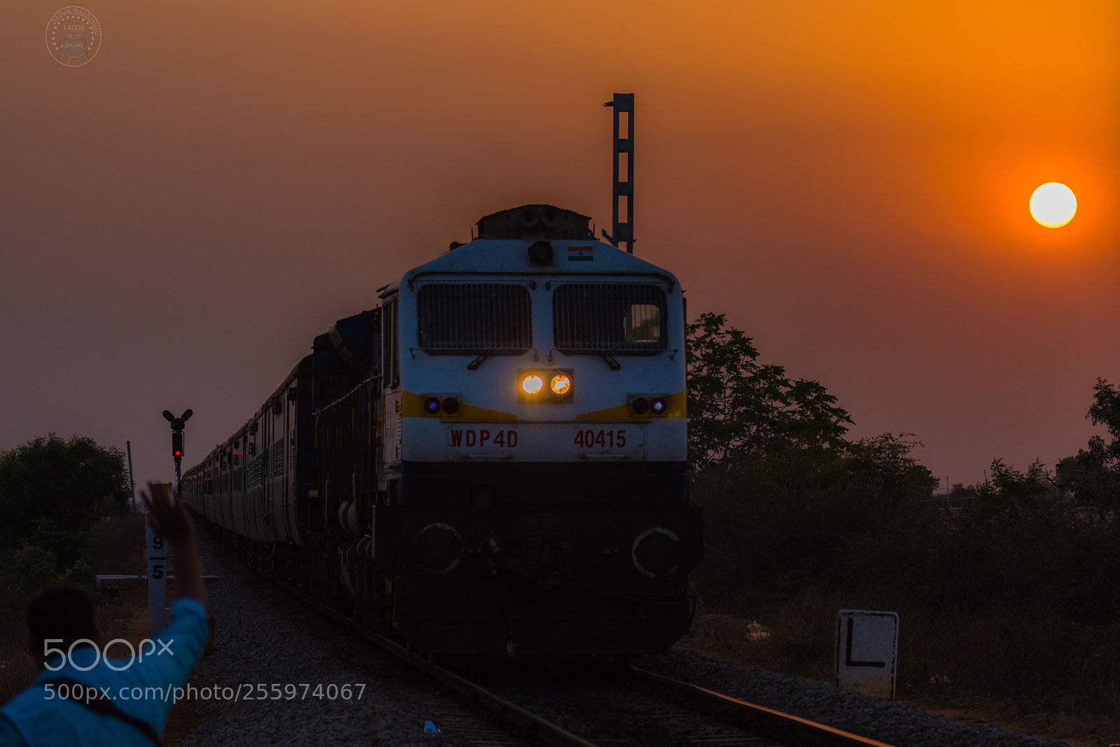 Canon EOS 5D Mark IV sample photo. Vamshi, a rail fan,waves photography