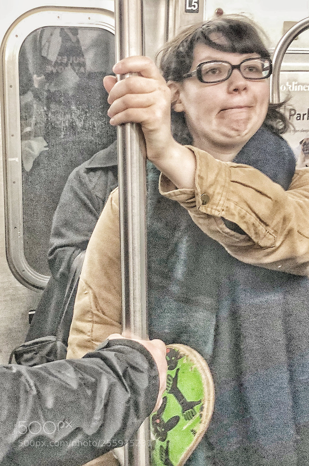 Apple iPhone X sample photo. In her thoughts. nyc photography