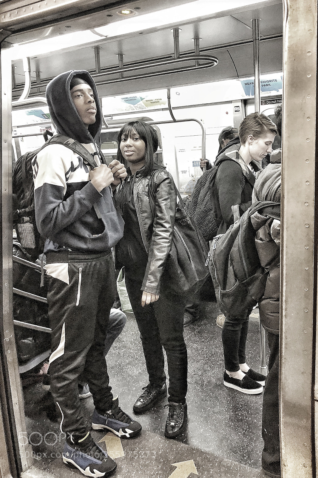 Apple iPhone X sample photo. Train ride. nyc. photography