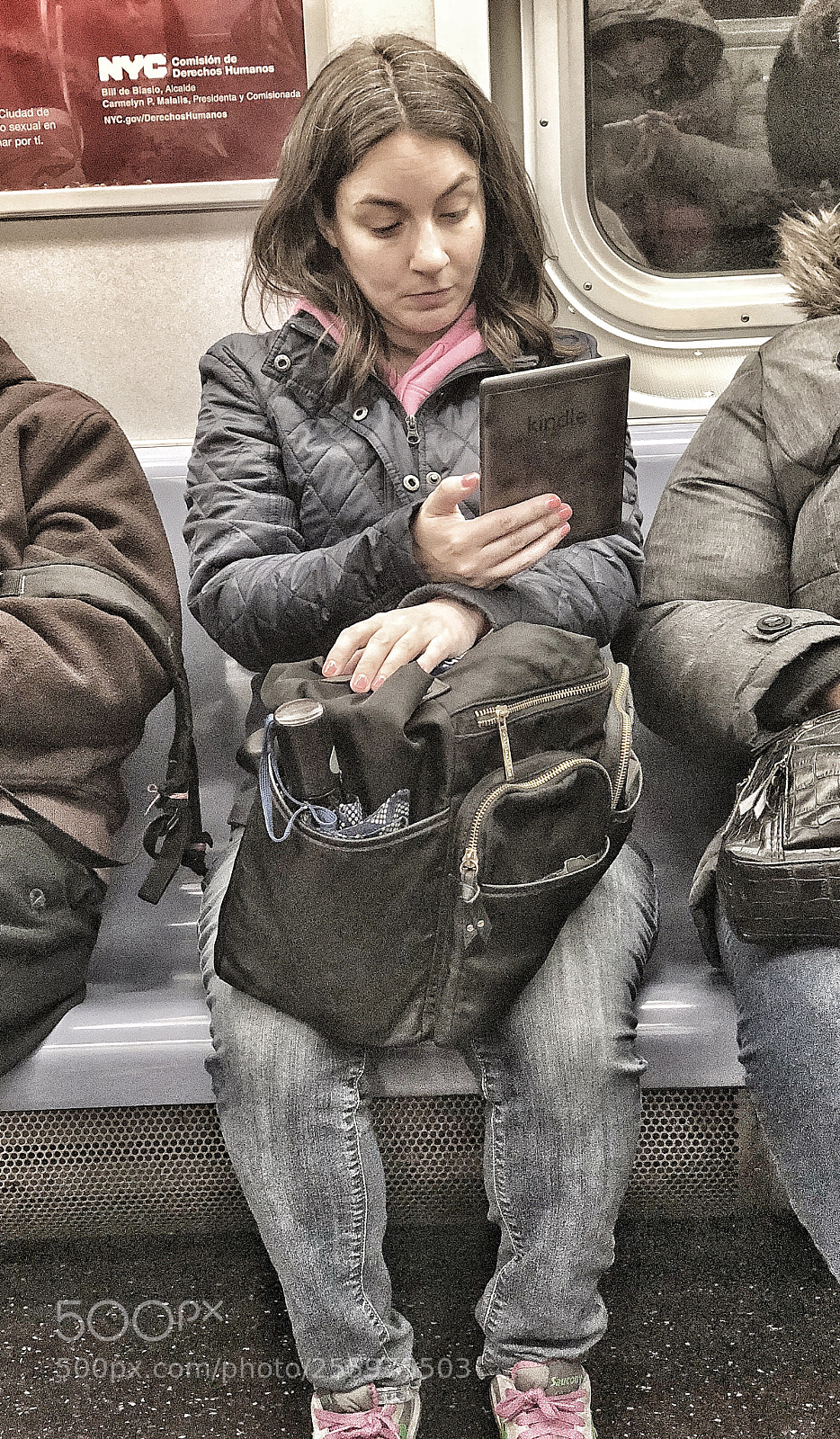 Apple iPhone X sample photo. Kindle girl. nyc. photography