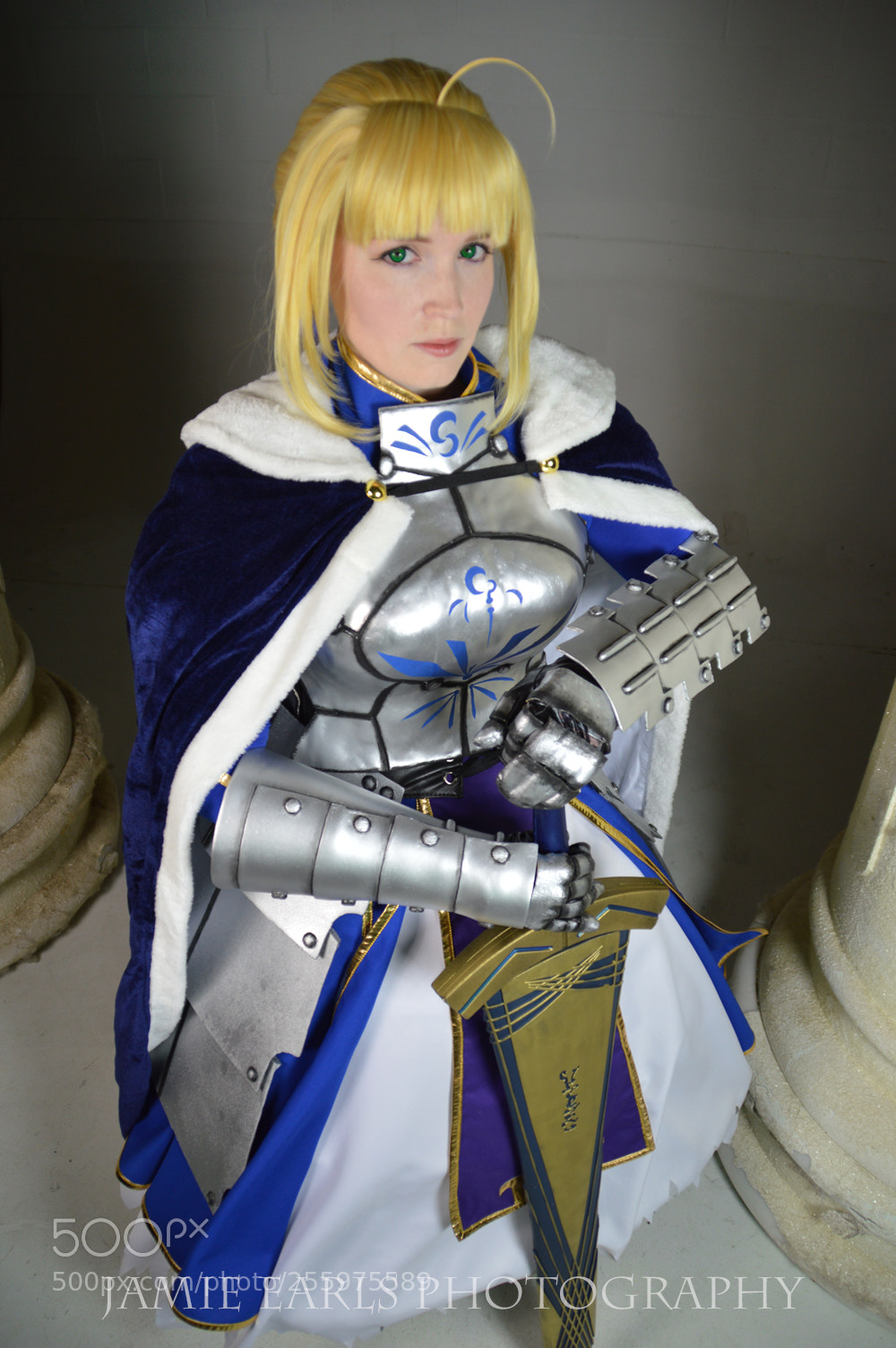 Nikon D3200 sample photo. Saber from fate stay photography