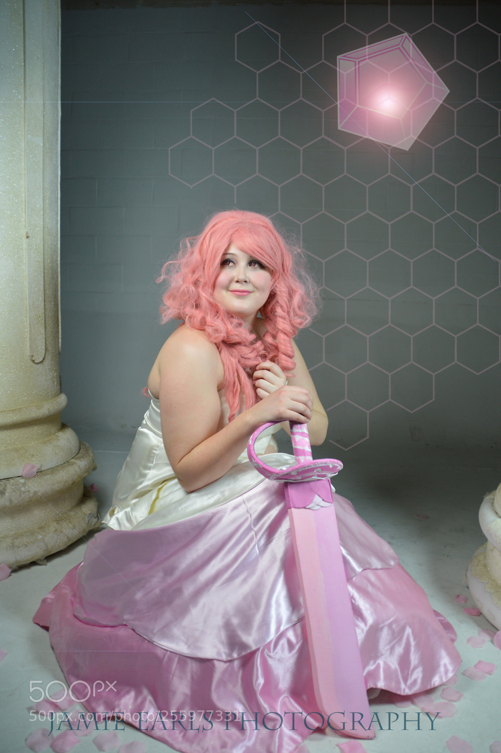 Nikon D3200 sample photo. Rose, from steven universe photography