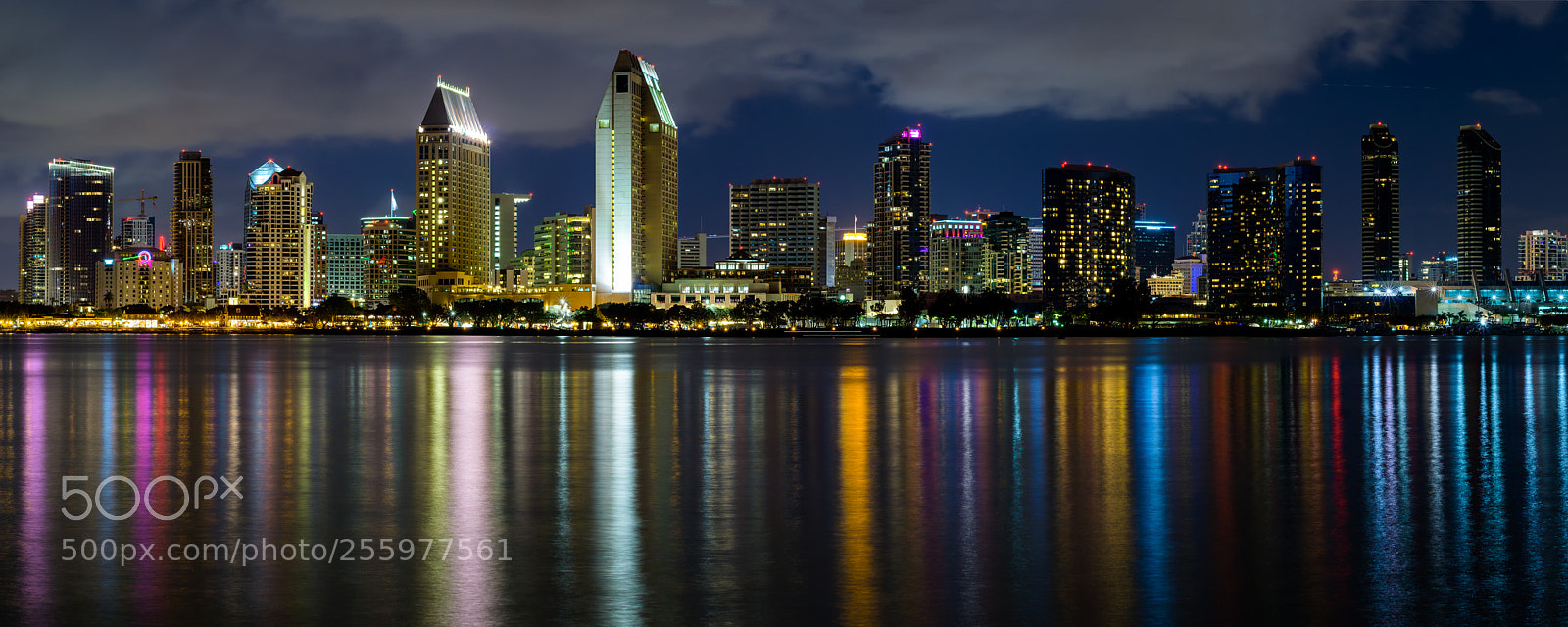 Sony a6000 sample photo. San diego skyline panorama photography