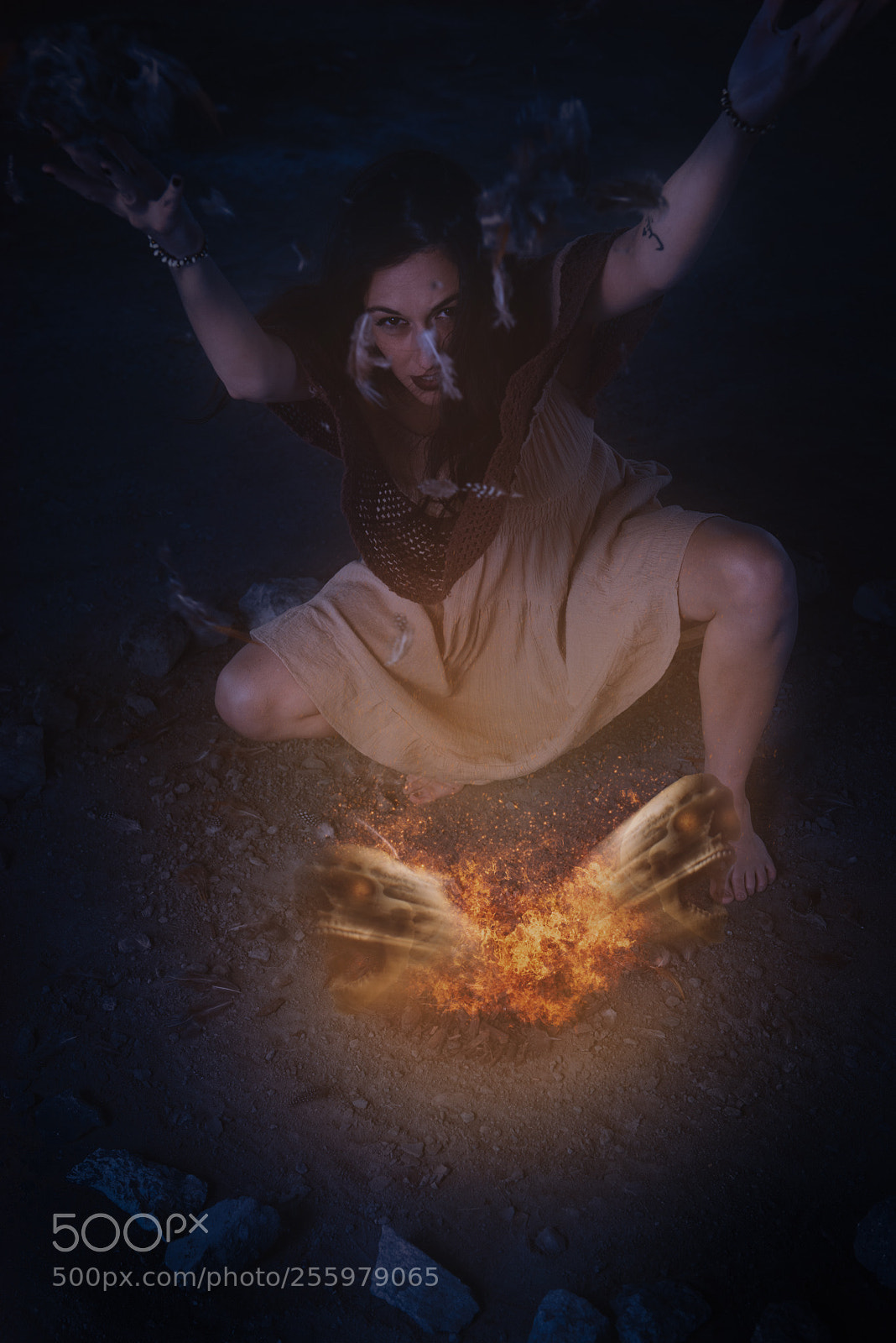 Nikon D800 sample photo. Screaming skulls summoning photography