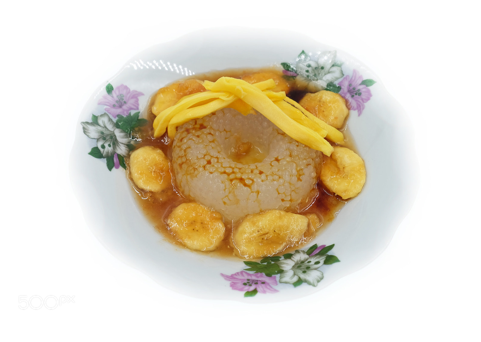 Fujifilm X-T1 sample photo. Sago caramelised banana with photography