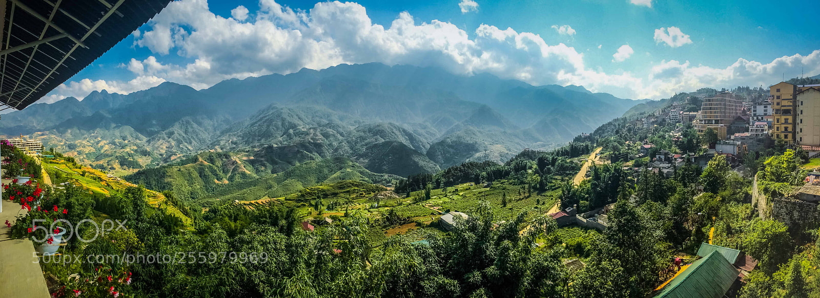 Apple iPhone 5s sample photo. Sa pa valley pano photography