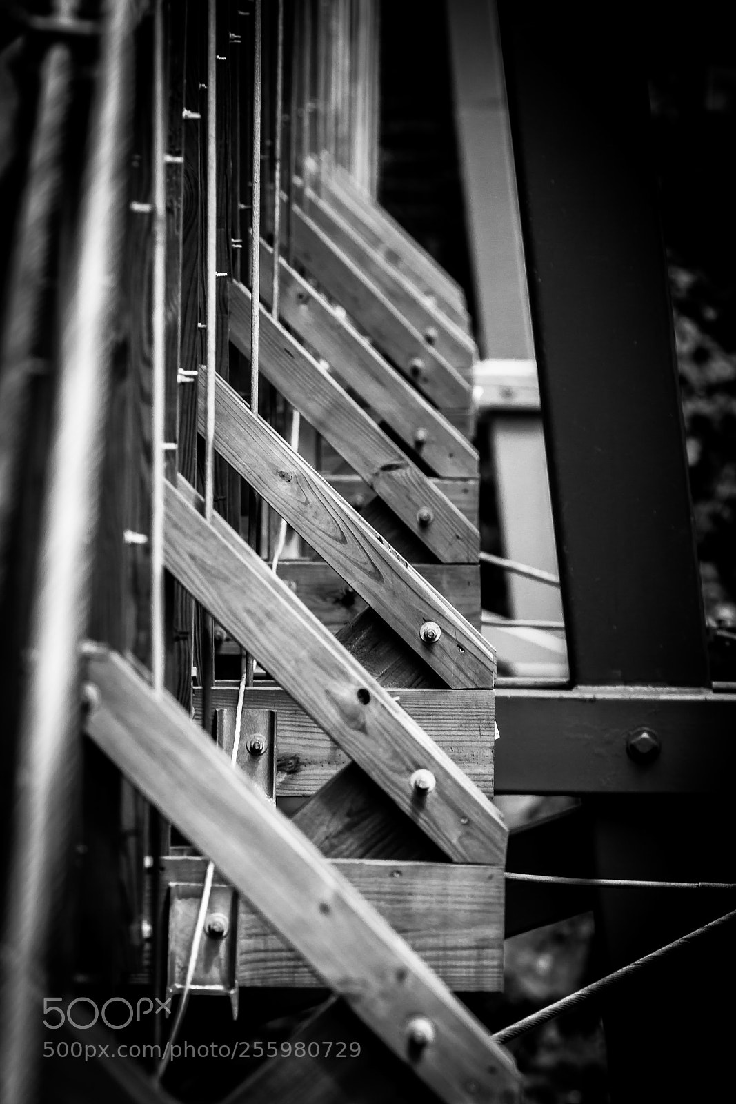 Canon EOS 60D sample photo. Wooden support beams photography