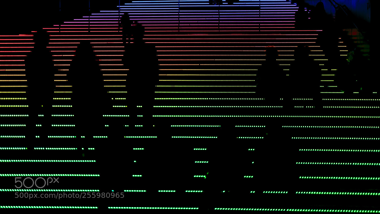 Sony a7 II sample photo. Colored stairs photography