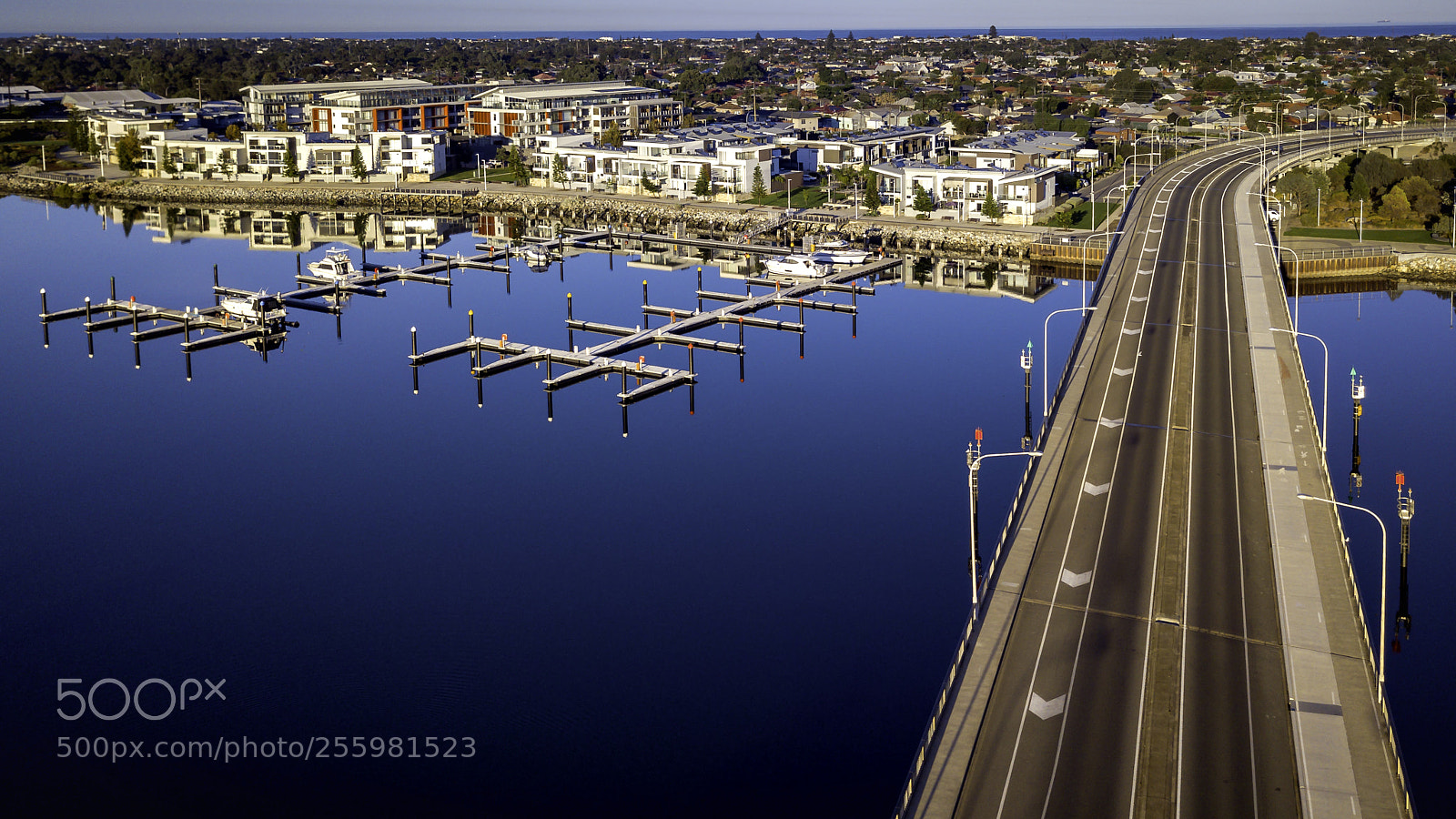 DJI FC220 sample photo. Port river photography