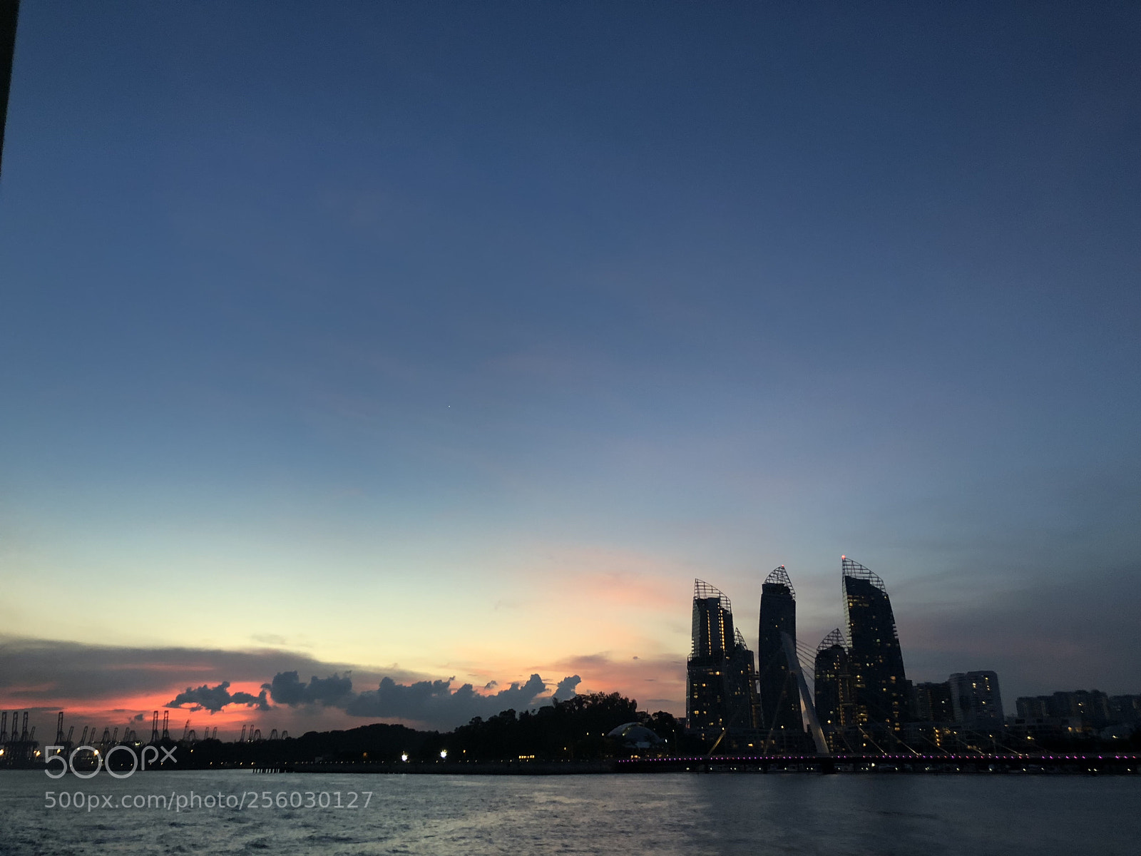 Apple iPhone X sample photo. View from batam ferry  photography
