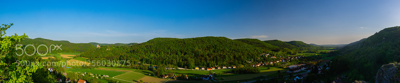 Pentax K-3 II sample photo. Panoramaview over the wiesenttal photography