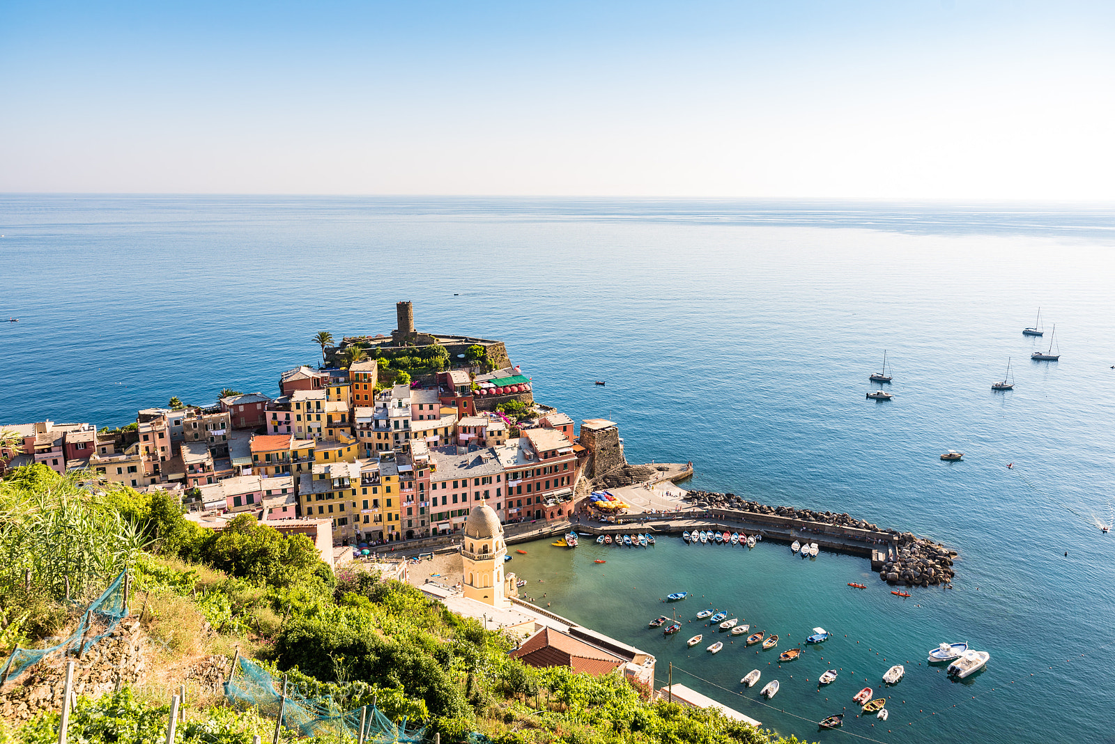 Nikon D750 sample photo. Vernazza from above photography