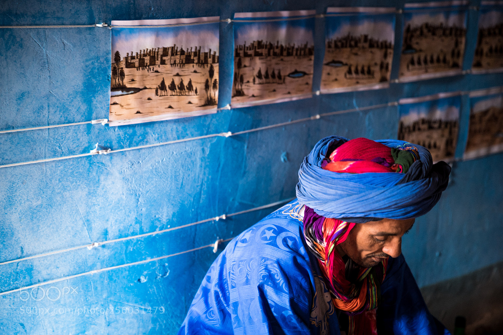 Canon EOS 6D Mark II sample photo. Man in blue photography