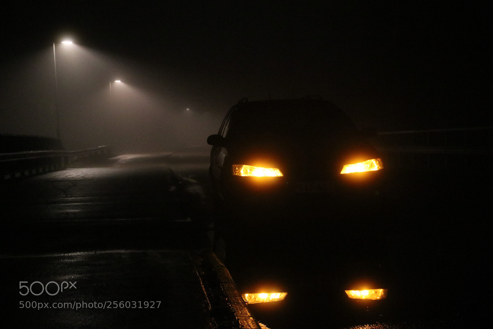 Canon EOS 80D sample photo. Night fog photography