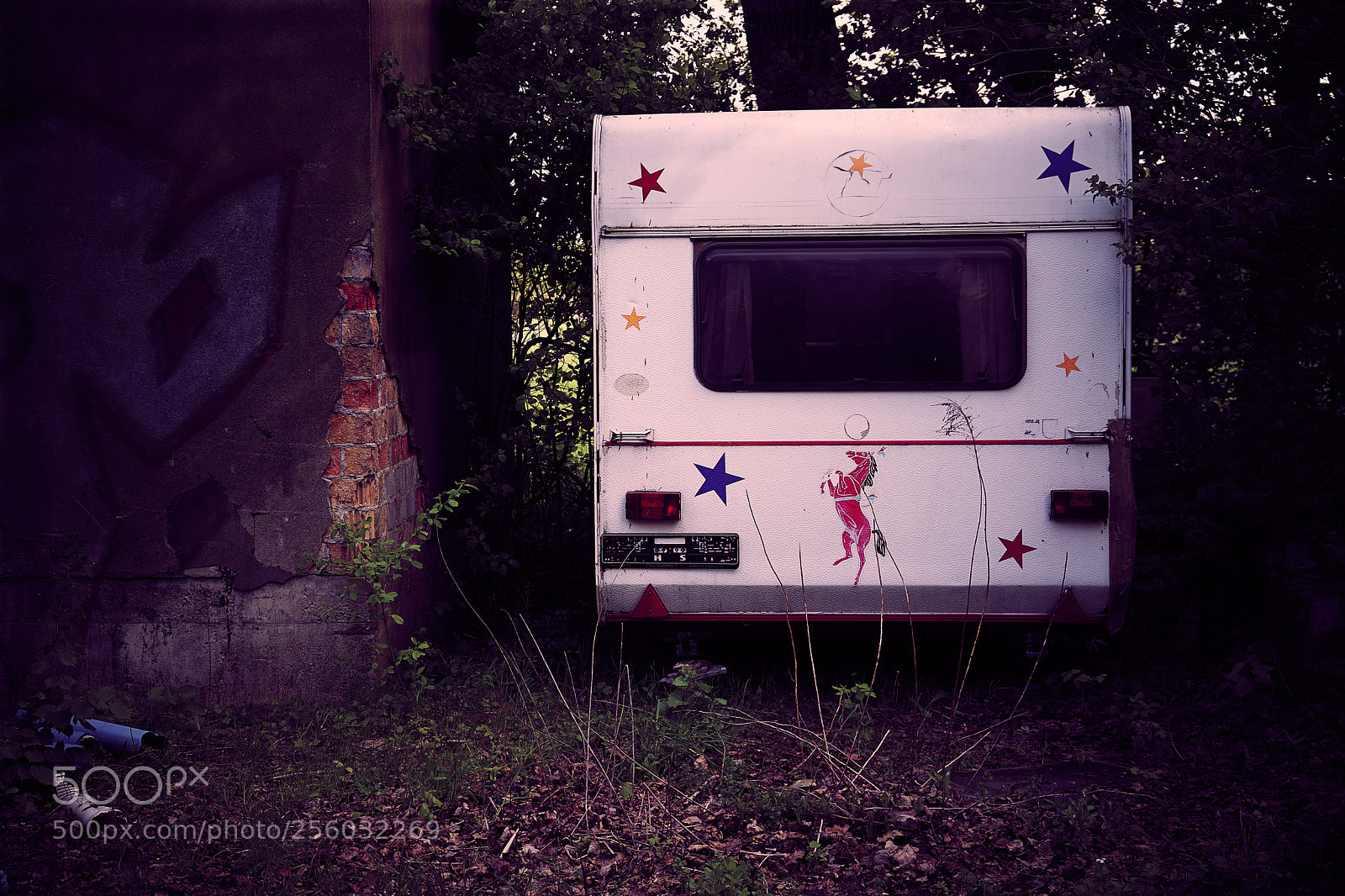 Sony a7 sample photo. Forgotten caravan photography