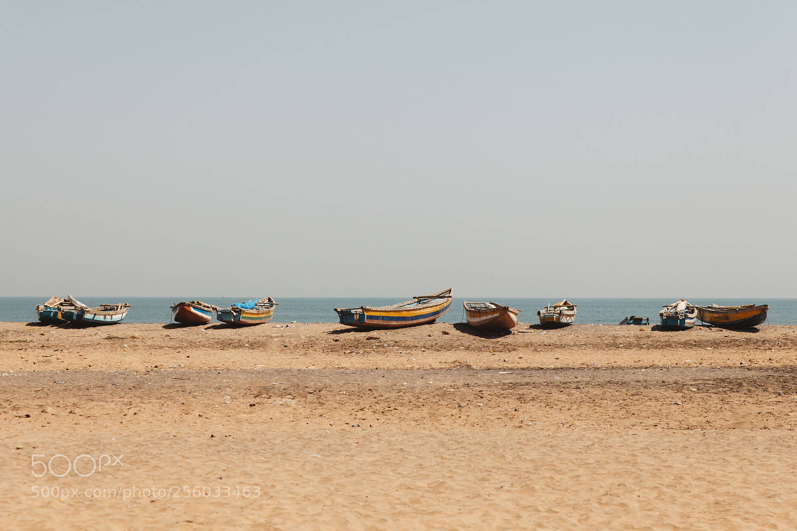 Canon EOS 5D Mark II sample photo. Indian fishing boats photography
