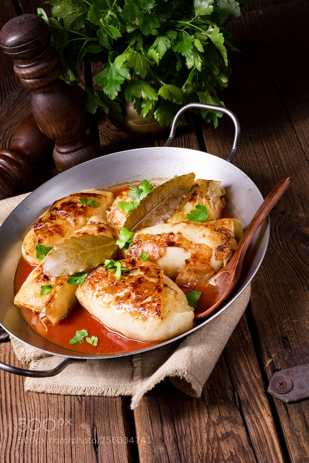 Nikon D810 sample photo. Baked cabbage rolls in photography