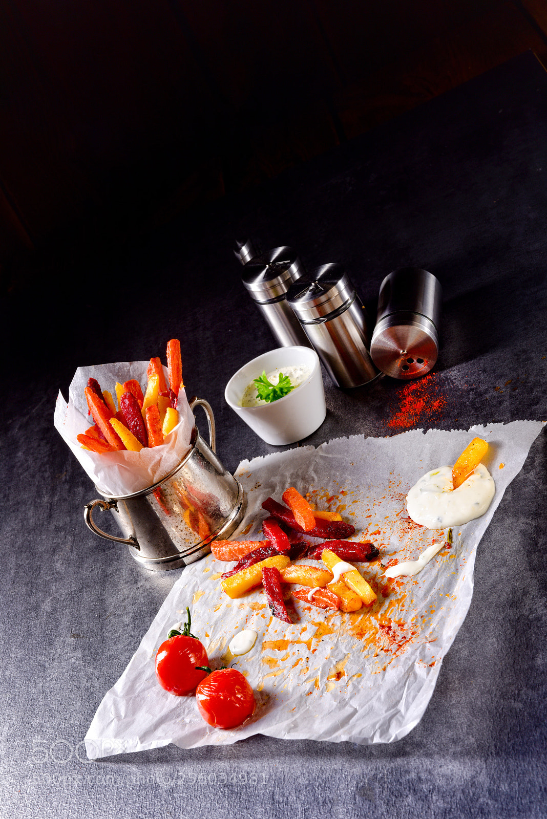 Nikon D810 sample photo. Vegetable french fries with photography
