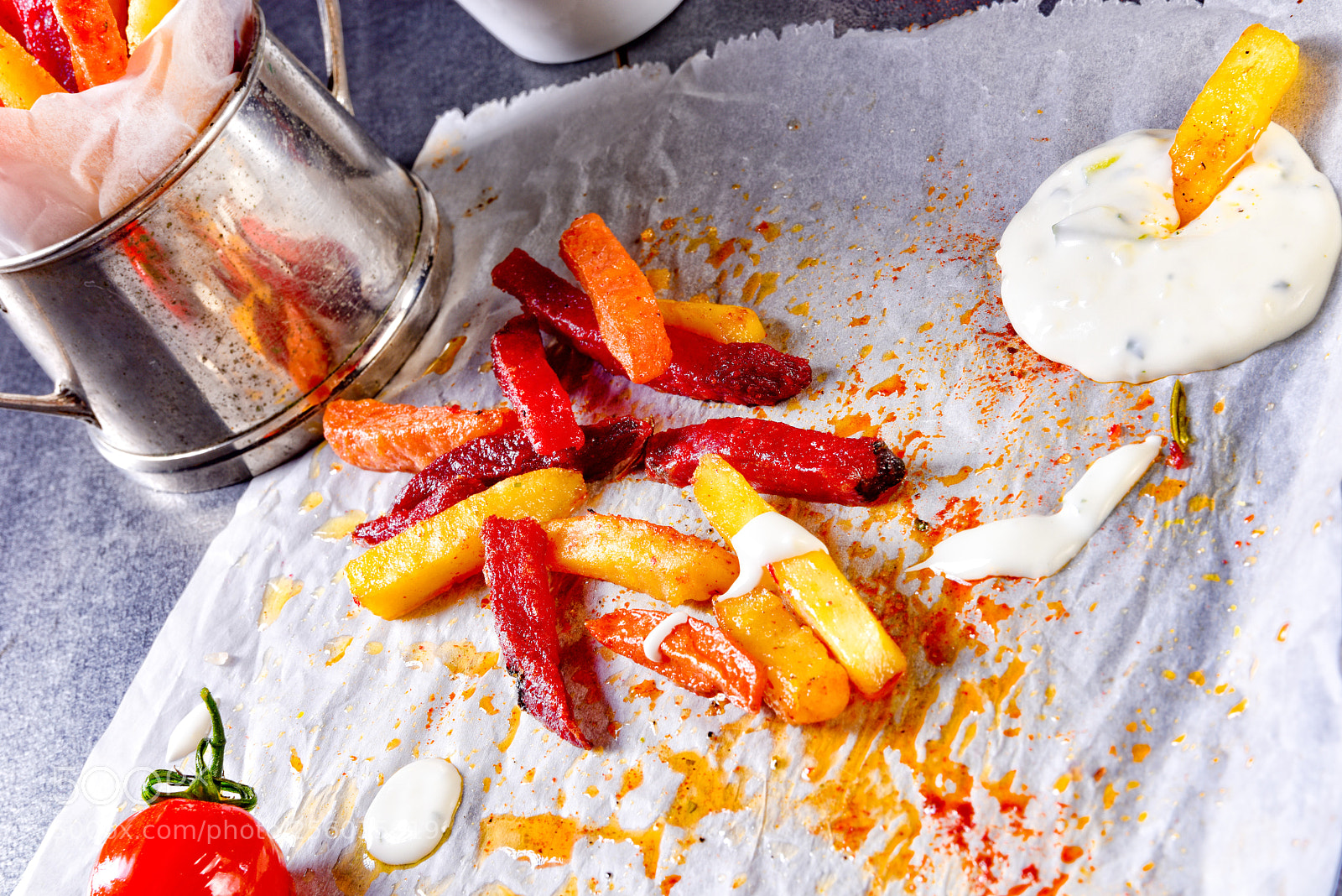 Nikon D810 sample photo. Vegetable french fries with photography