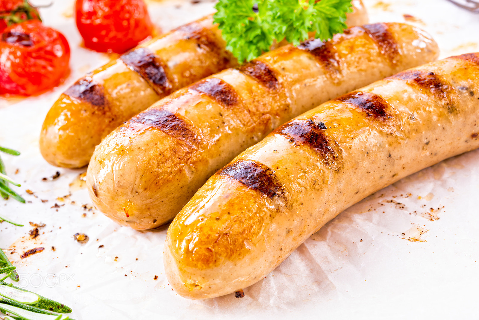 Nikon D810 sample photo. Delicious bratwurst with ketchup photography