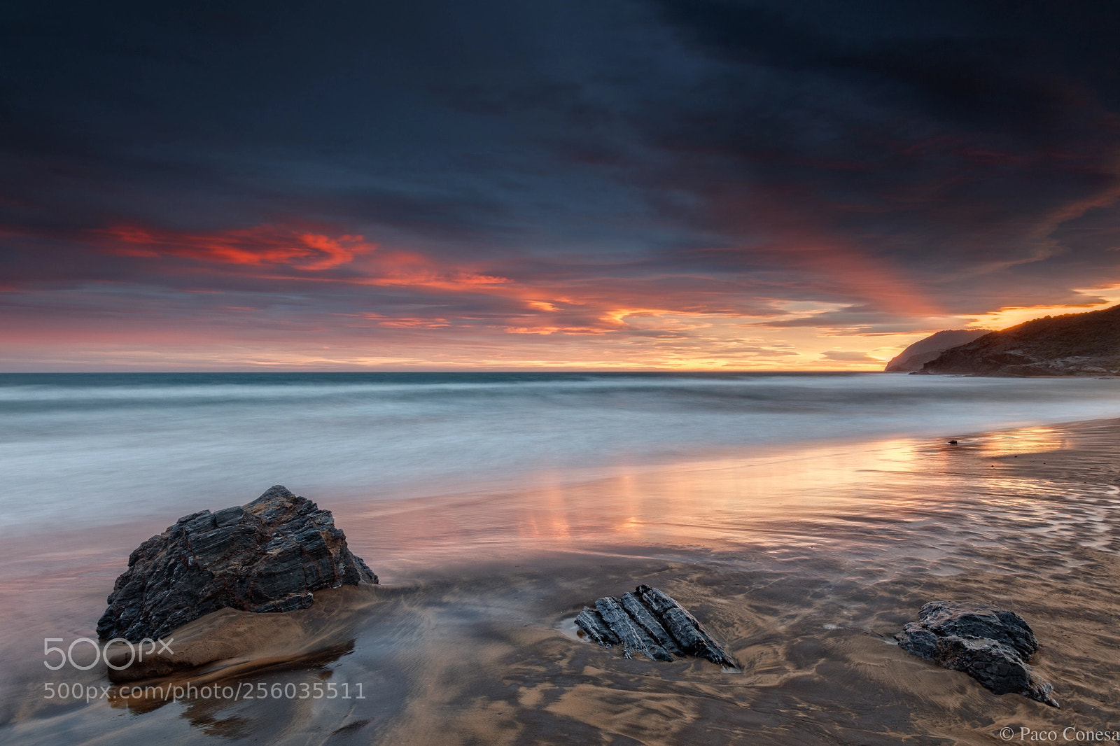 Canon EOS 5DS R sample photo. Sunset in calblanque photography