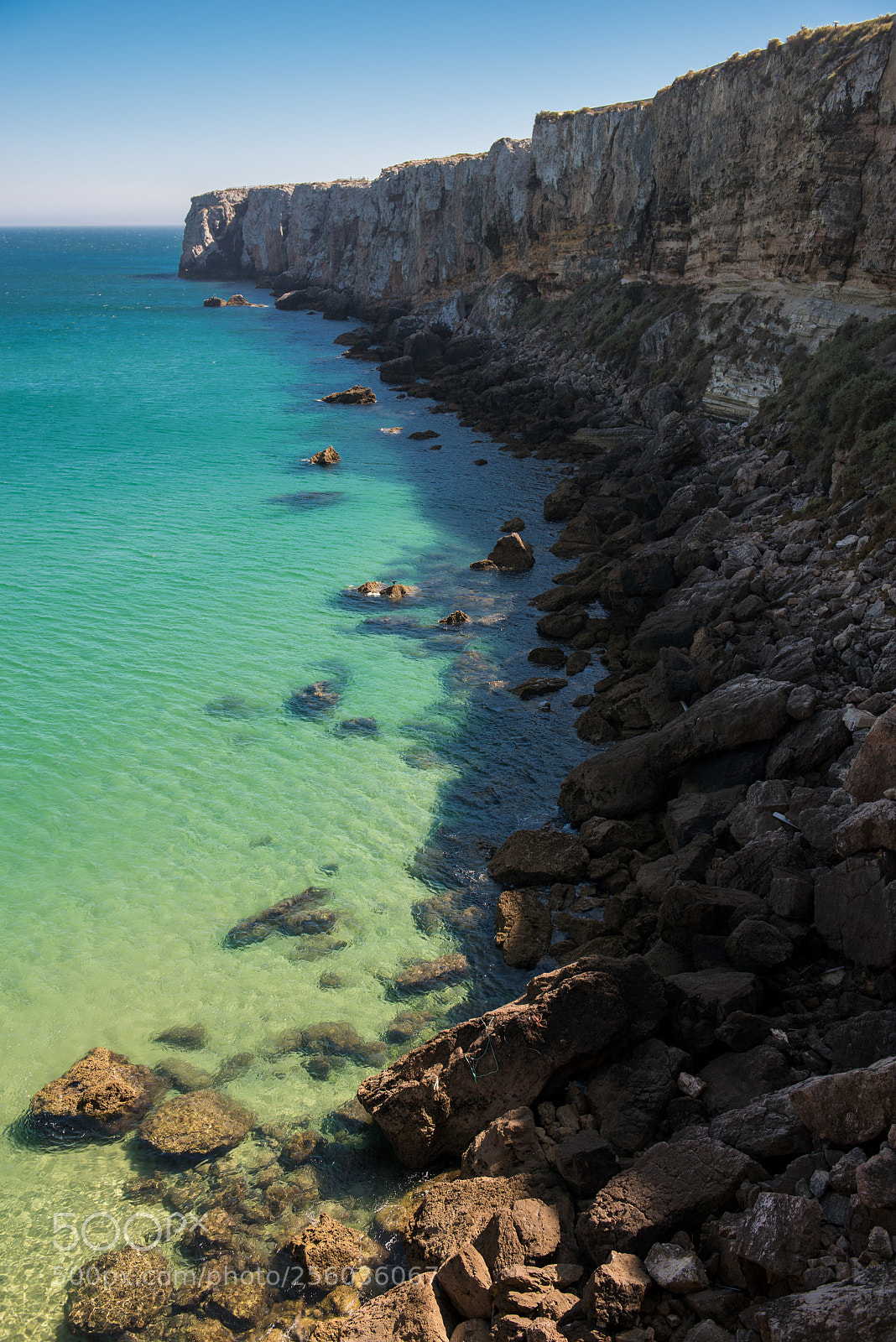 Nikon D810 sample photo. Sagres cliff, portugal photography