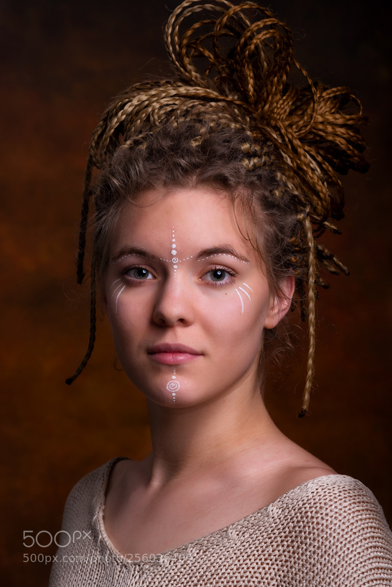 Nikon D750 sample photo. Face paint photography