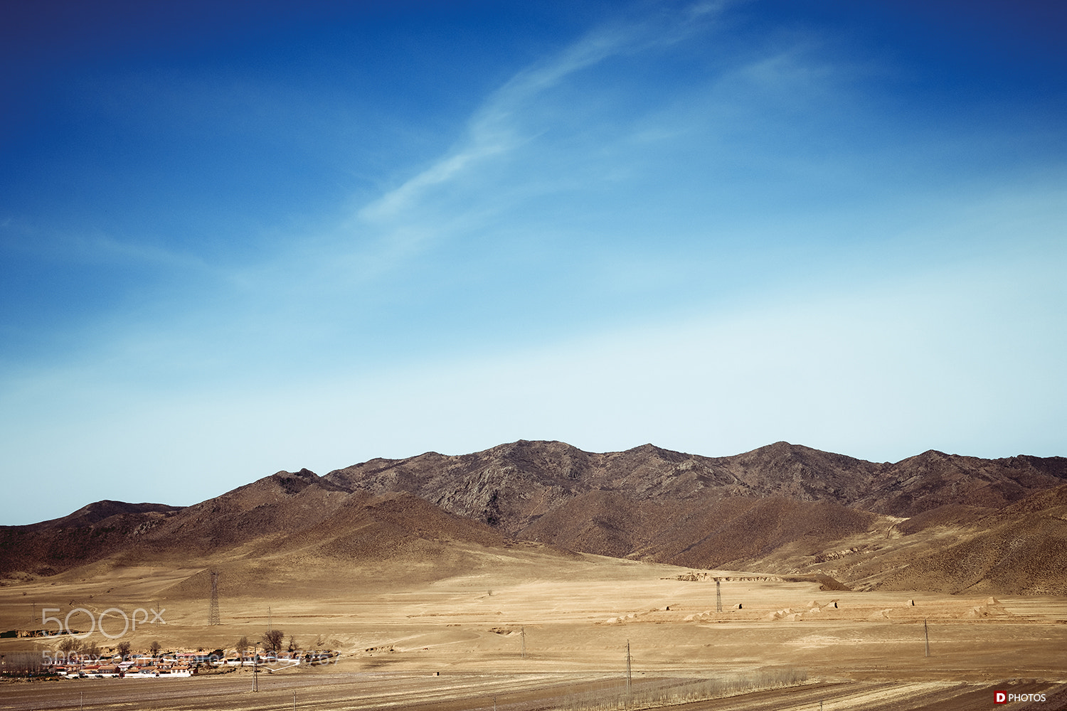 Fujifilm X-T20 sample photo. Village and hills photography
