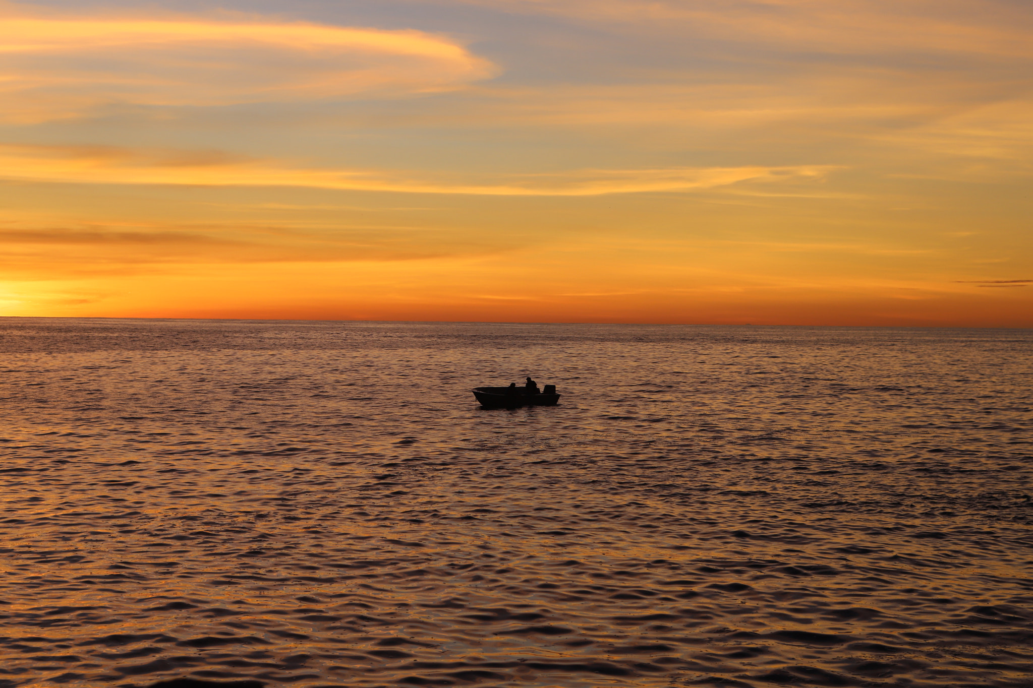 Canon EF 24-70mm F2.8L USM sample photo. Alone in the ocean photography