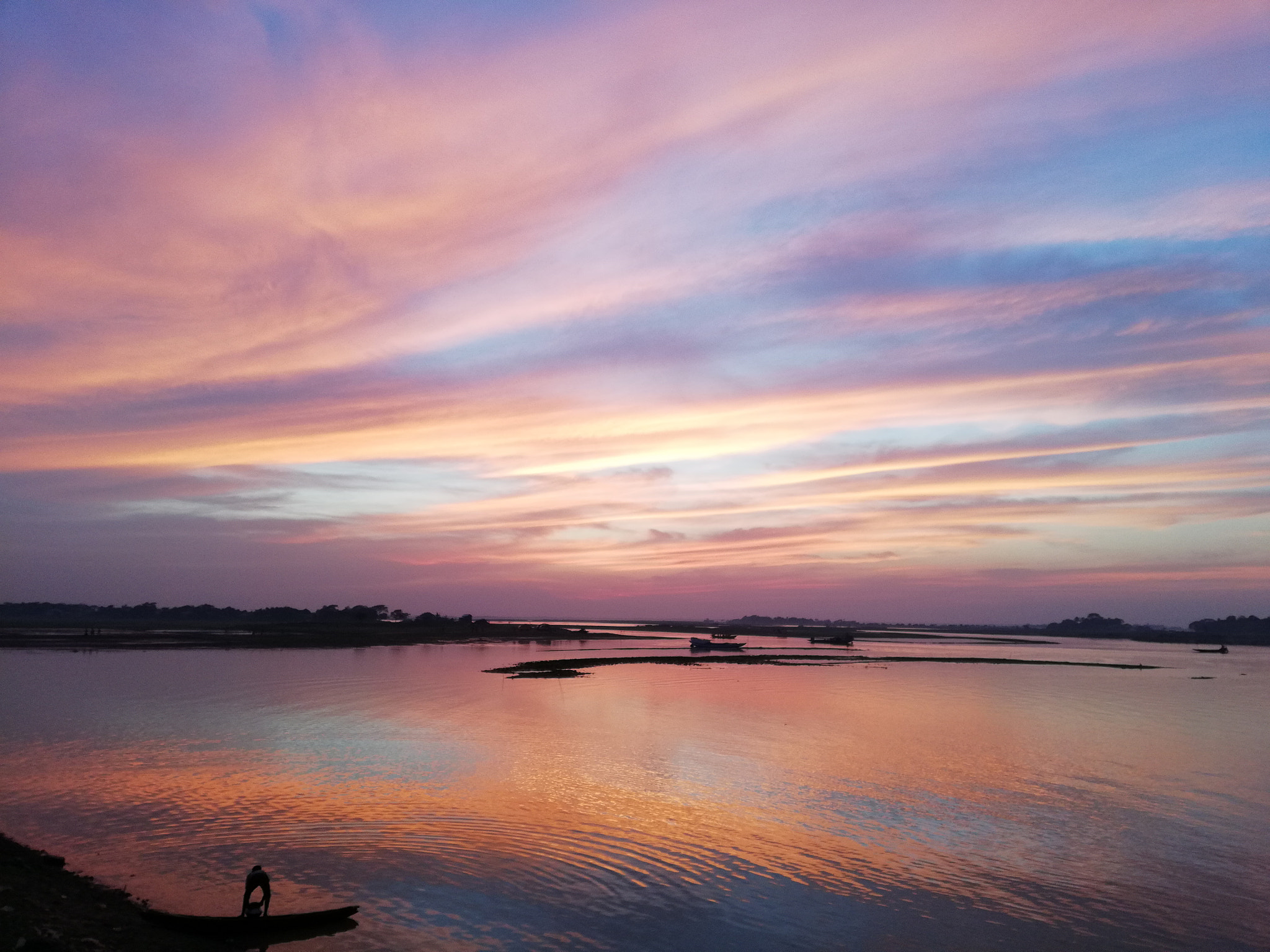 HUAWEI nova 2i sample photo. Sunset photography