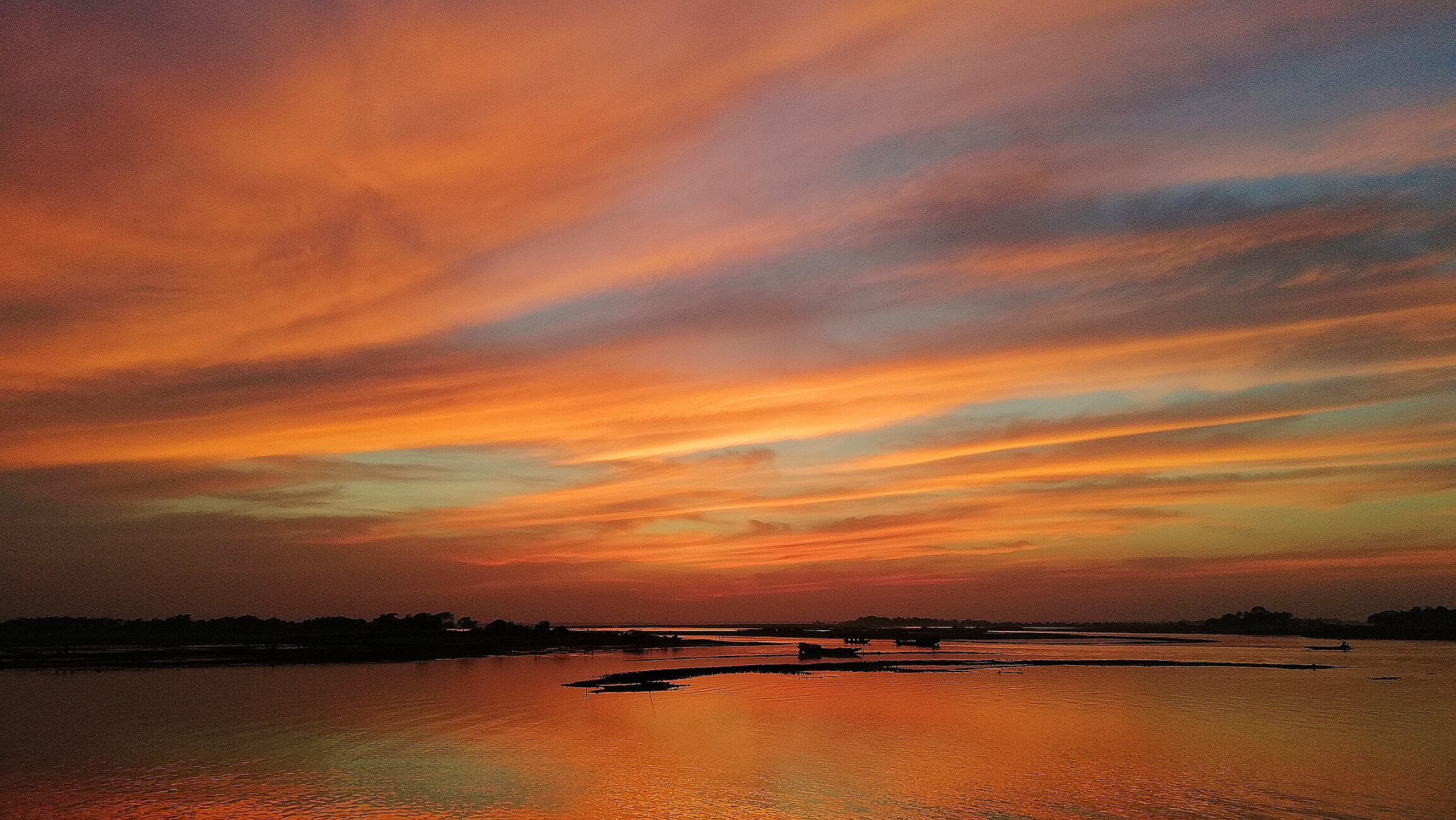 HUAWEI nova 2i sample photo. Sunset time photography