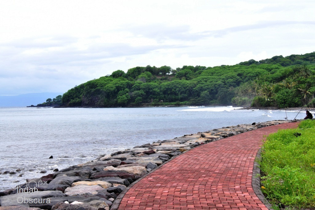 Nikon D5500 sample photo. Ioi peaceful coast pathway photography