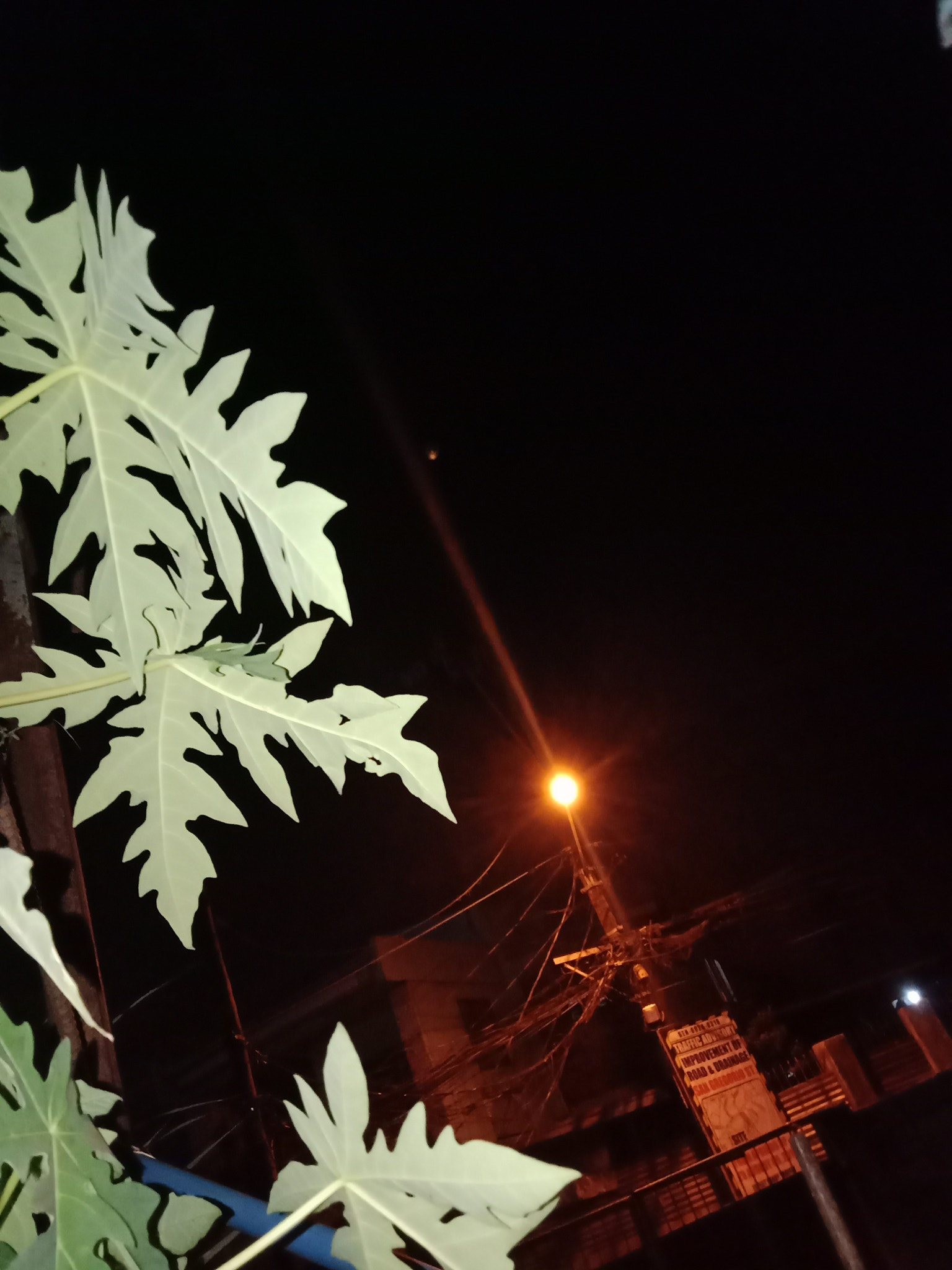 OPPO CPH1729 sample photo. Night post photography