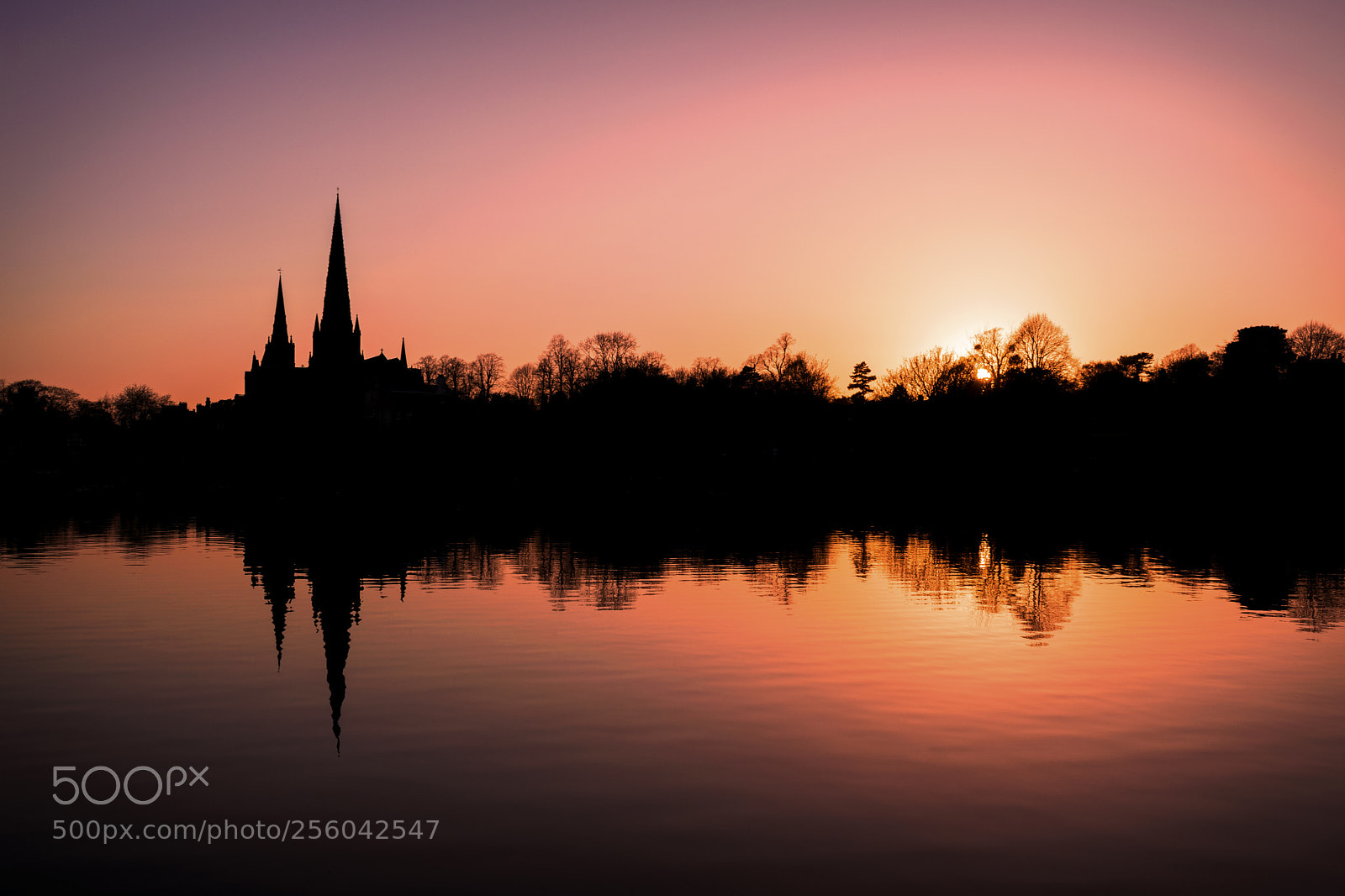 Nikon D5300 sample photo. Lichfield sunset photography