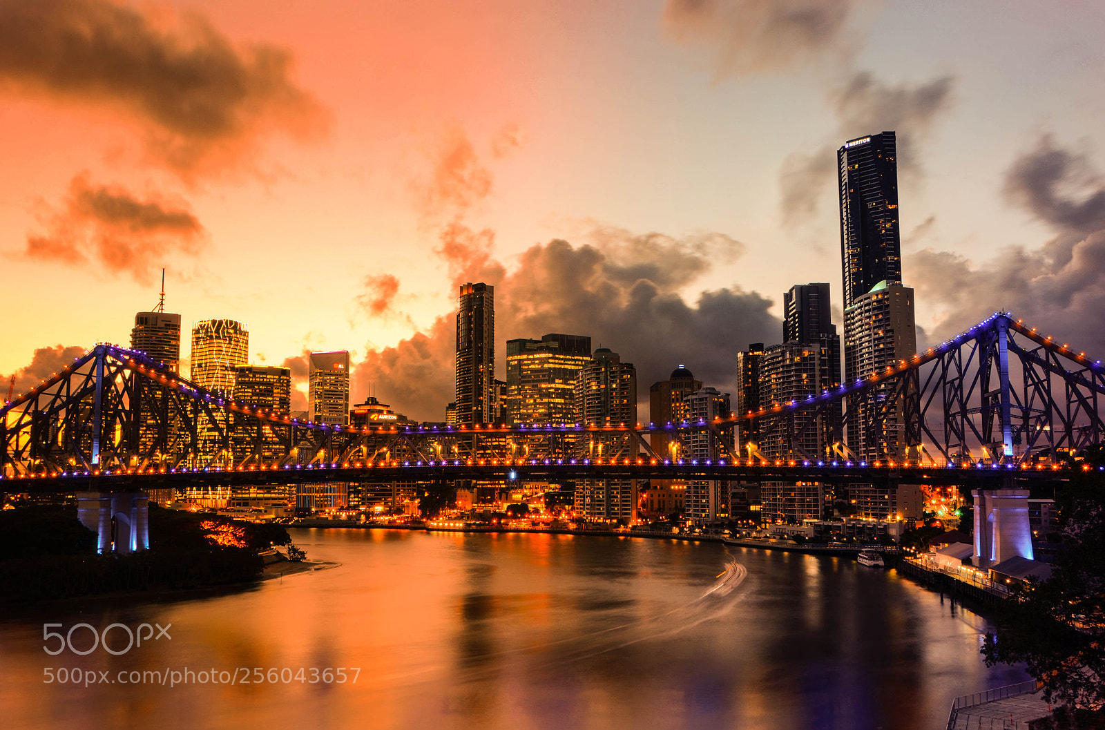 Nikon D7000 sample photo. Sunset over brisbane photography