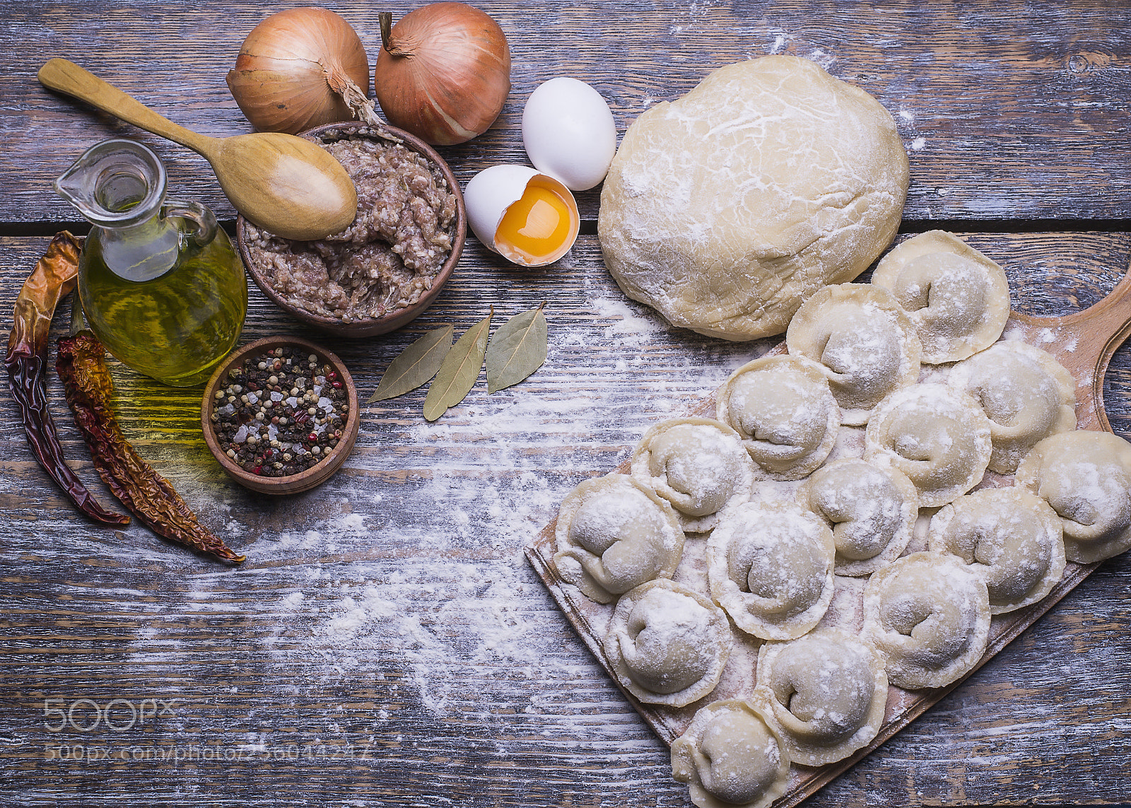Nikon D610 sample photo. Handmade dumplings with minced photography