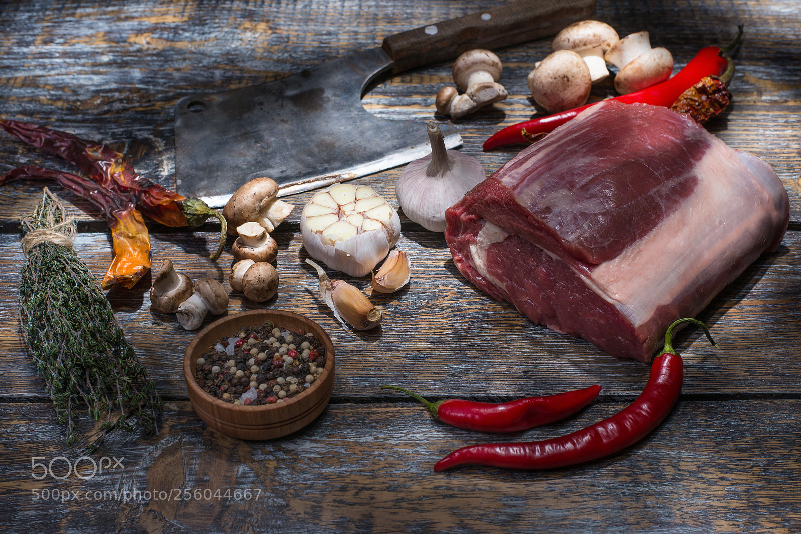Nikon D610 sample photo. Raw beaf steak on photography