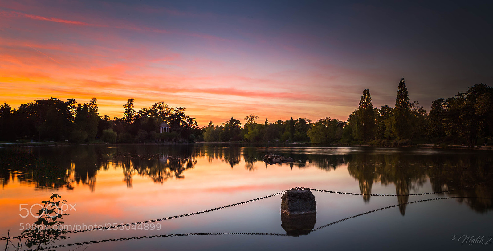 Canon EOS 6D sample photo. Sunset lac daumesnil photography