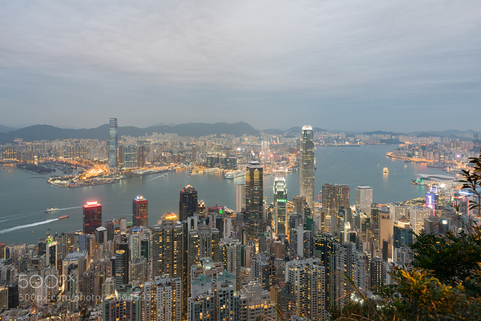 Nikon D800 sample photo. Hong kong from peak photography