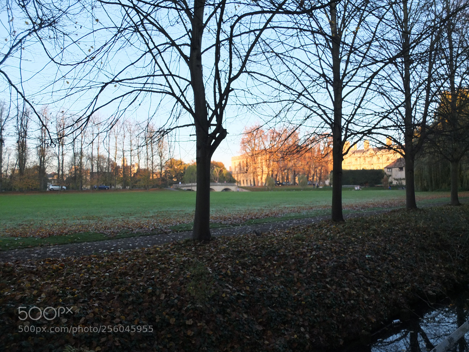 Fujifilm X10 sample photo. Cambridge, the backs colleges photography