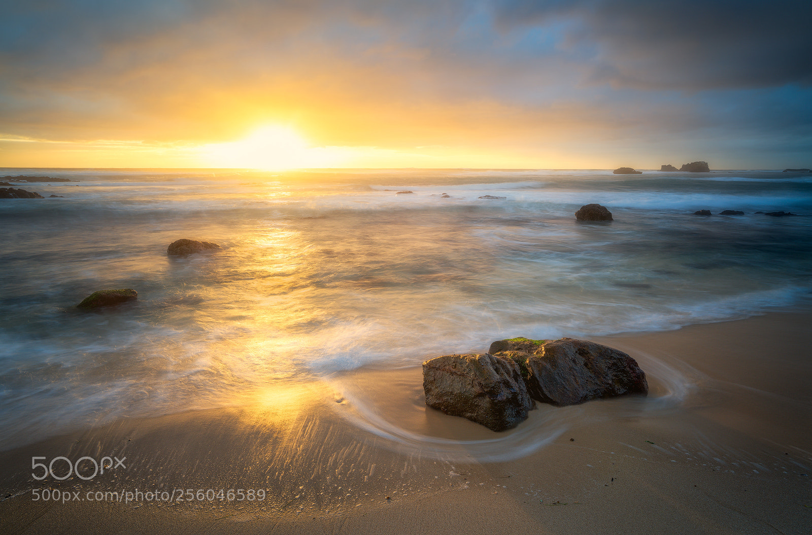 Sony a7R II sample photo. Fingal beach sunset photography