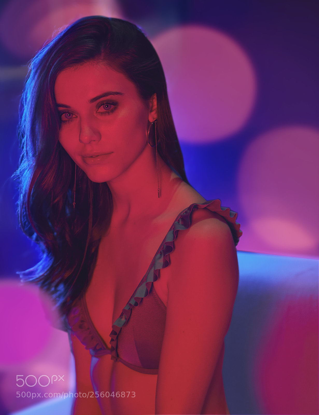 Sony a6300 sample photo. Color gel photography