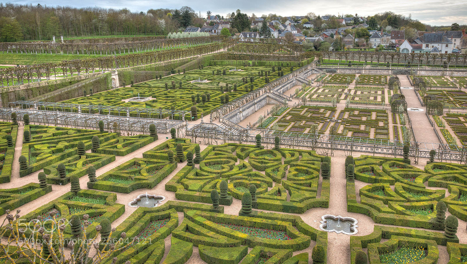 Canon EOS 70D sample photo. The villandry gardens photography
