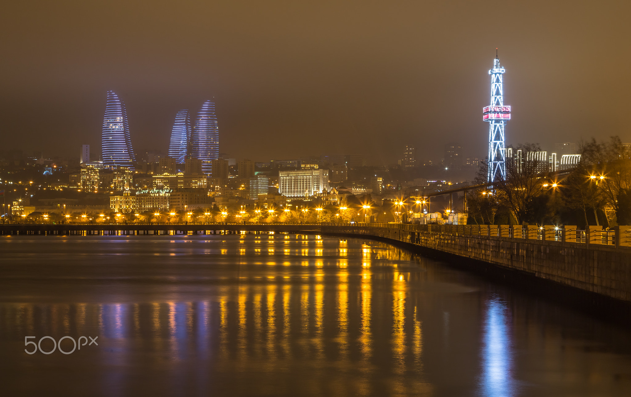 Misty evening
